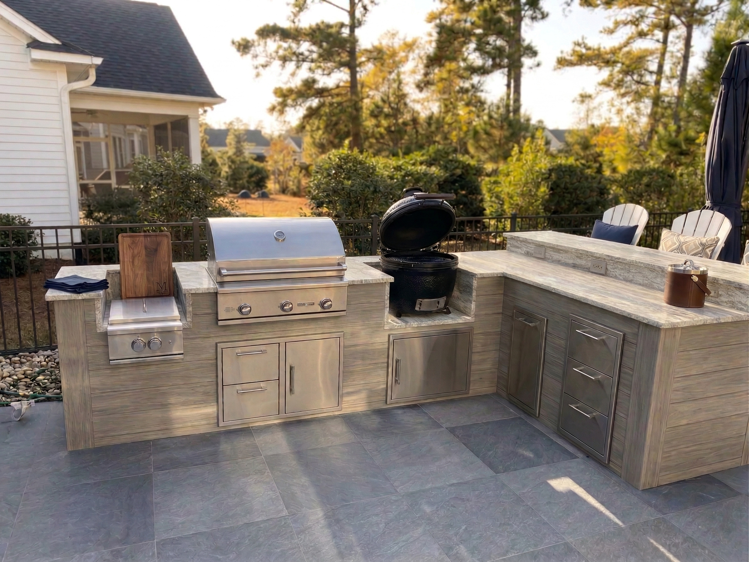 l shape kitchen